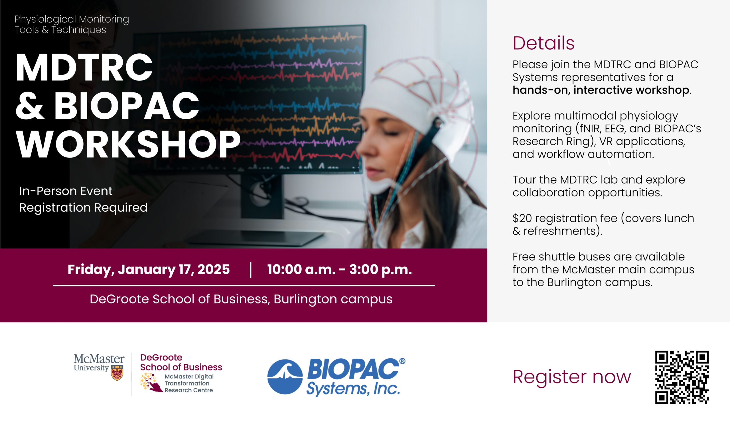 Upcoming Workshop: Exploring Physiology Monitoring and Innovative Research Tools with BIOPAC